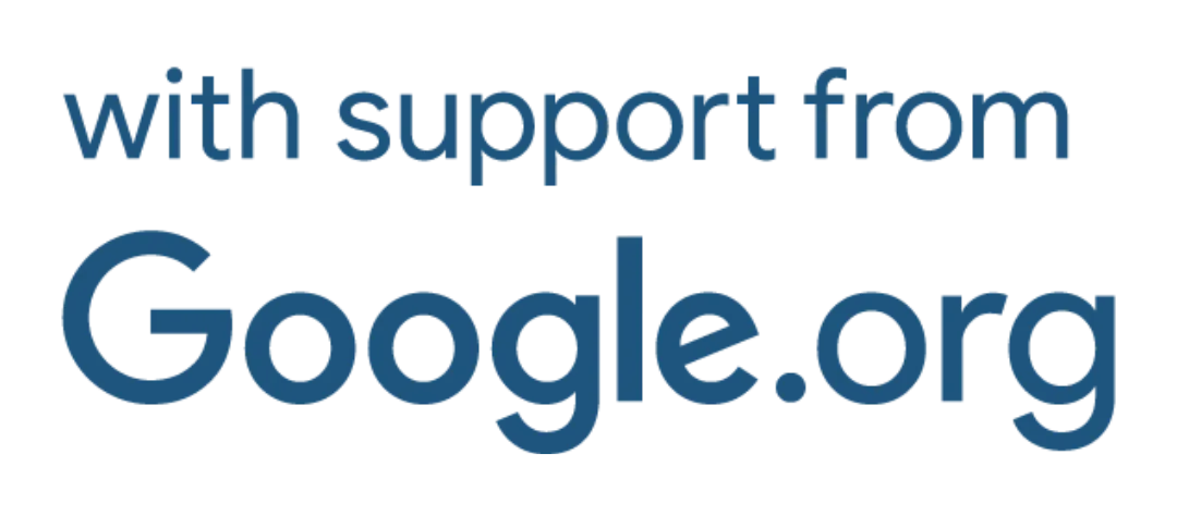 With support from Google.org