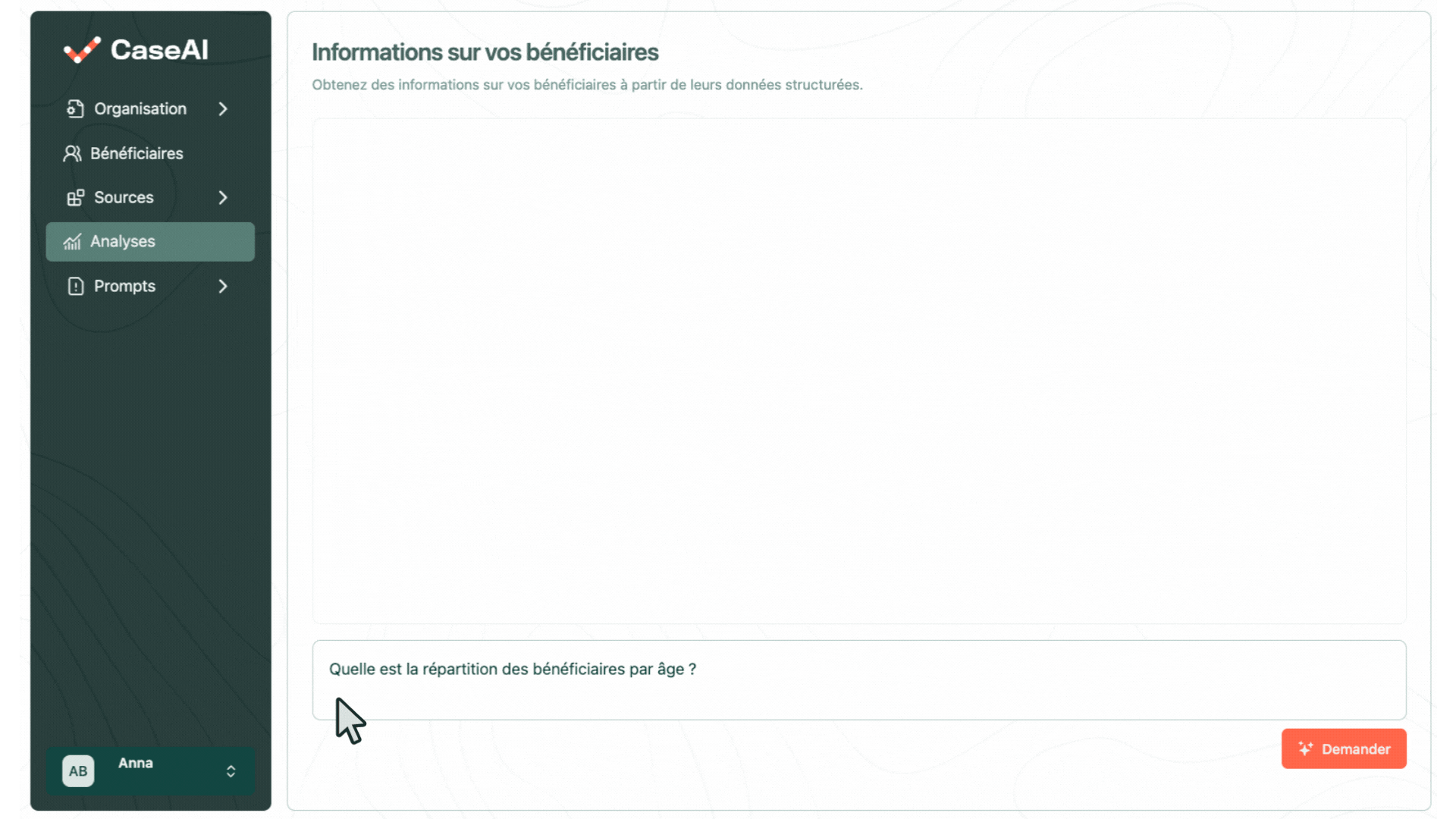 CaseAI generating insight reports from notes